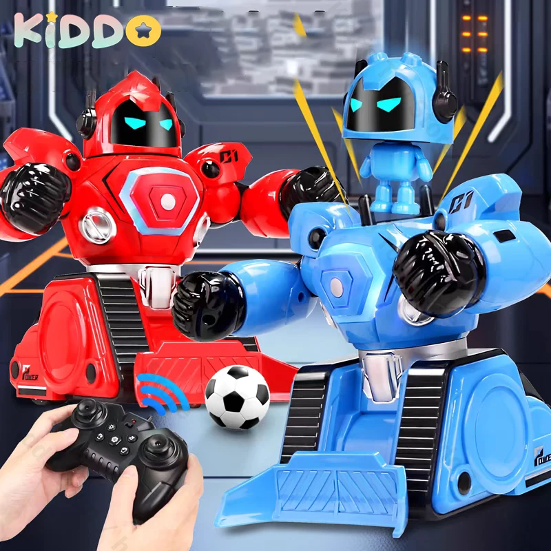 JJRC R30 Remote Control Battle Robot Fighting Double Boxing Soccer for Two Parent-Child Interactive DIY Children Toy Robot Gifts