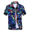 Mens Summer Beach Hawaiian Shirt 2023 Brand Short Sleeve Plus Size Floral Shirts Men Casual Holiday Vacation Clothing Camisas 4