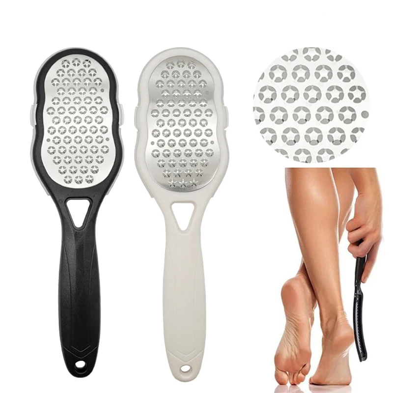 1pc Stainless Steel Foot File Professional Heel Grater Hard Dead Skin