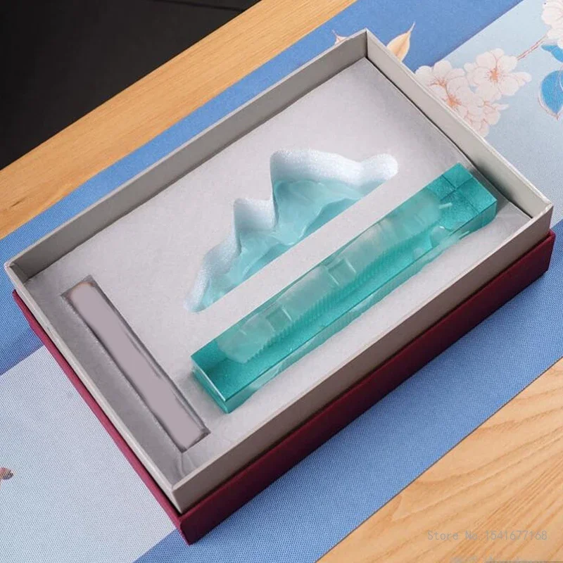 Classical Mountain Peak Style Incense Burner, Colored Glaze Aromatherapy Stove, Home Living Room Office Teahouse Decor Line, 1Pc