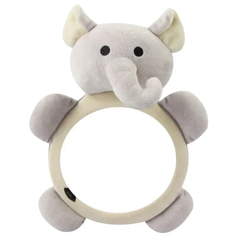 Animals Black White Back Seat Mirror Baby Car Mirror Safety Seat Headrest Rearview Mirror Baby Facing Rear Ward Car Kids Monitor
