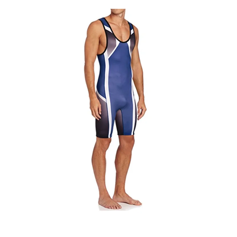 Sports Suit Powerlifting Singlet 3 Color Wrestling Singlets Tummy Control Wear GYM Triathlon PowerLifting Clothing Swimming Running Skinsuit Youth & Adult