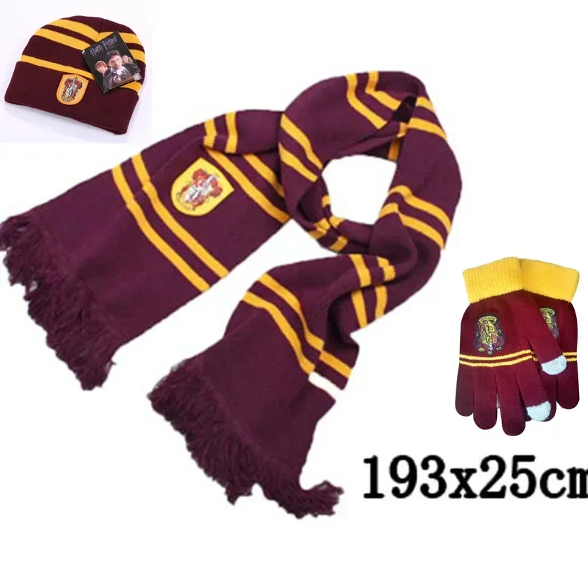 Hot Selling Potter Adult Children Cosplay Scarf Magic School Accessories Hat Halloween Party Supplies Scarfs for Winter Spring