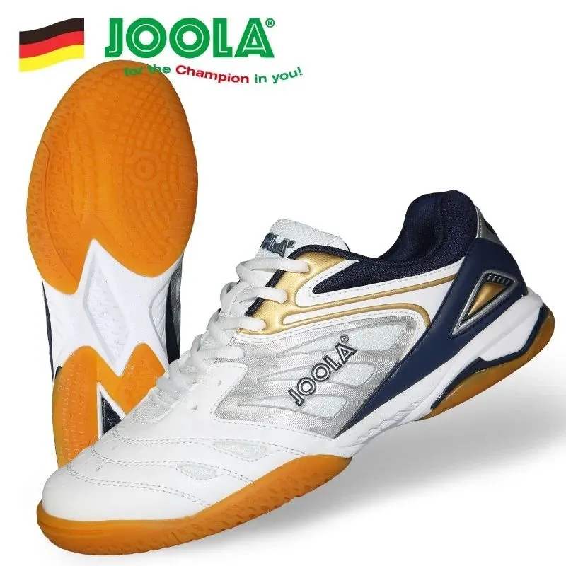 

Genuine JOOLA Table Tennis Shoes 0104 PU Men Women Professional Training Anti-slip Sports Sneakers Breathable Ping Pong Shoes