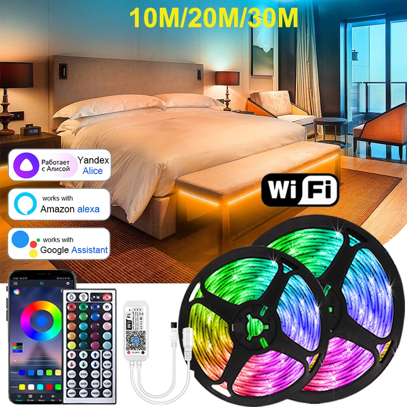 Tira De Luz LED RGB CCT 5050 SMD DC24V No Impermeable IP20 RGBCCT LED Flexible 60leds 5in1 RGBCCT Chip RGBW WW Cinta Led Flexible Luz Decorativa