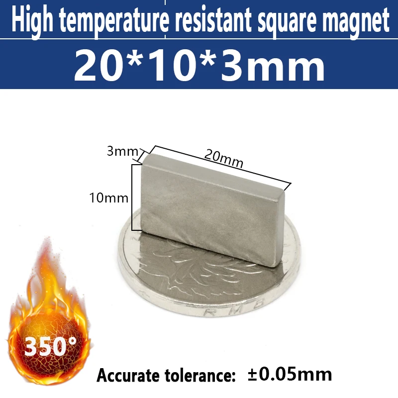 40x10x5 30x10x2 30x10x5 10x5x3 60x20x5 50x10x5mm 350 grad C Hohe Temperatur Büro Verwenden Kühlschrank magnet Magnetische haken DIY – Detail 20