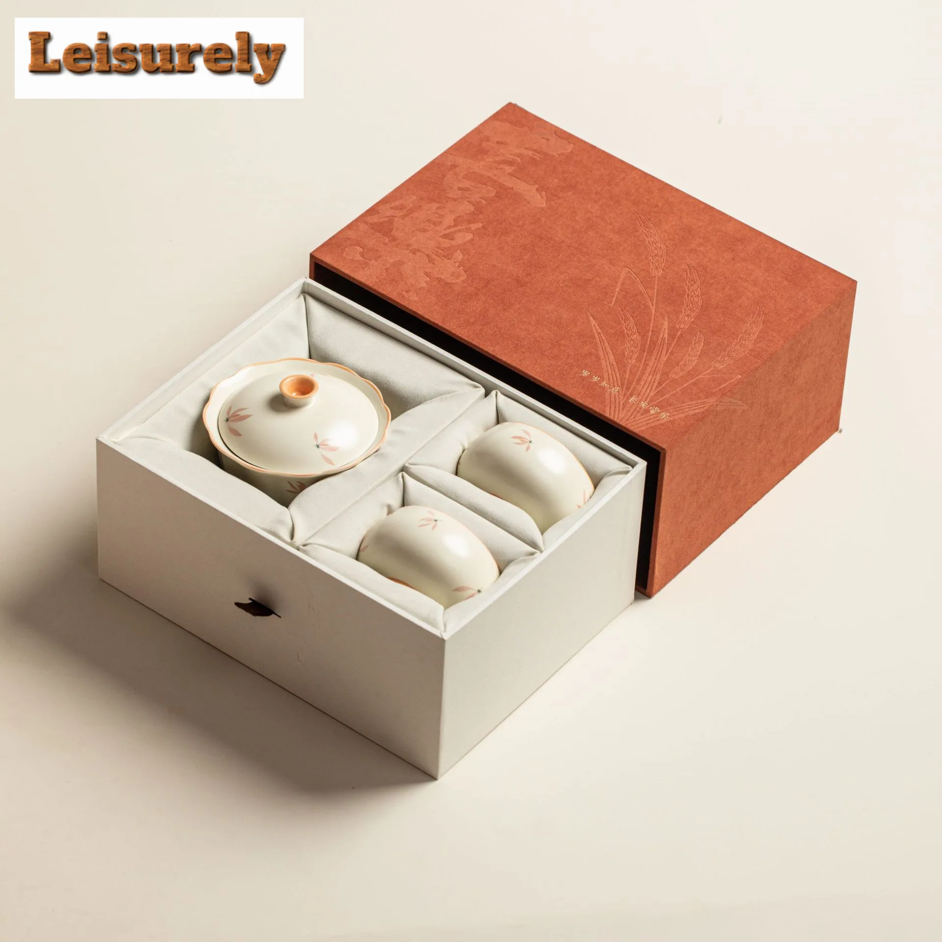 Hand Painted Orchid Tea Set Complete Set Traditional Tea Ceremony Set Tea Maker Teapot And Tea Cup Set Drinkware Supplies Craft