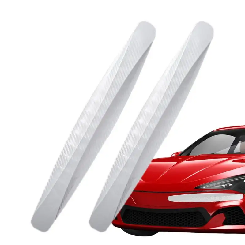 

Car Bumper Protector 2 Pieces Car Bumper Scratch Bar Front Bumper Guard With Strong Double-Sided Adhesive Universal Scratch Bar