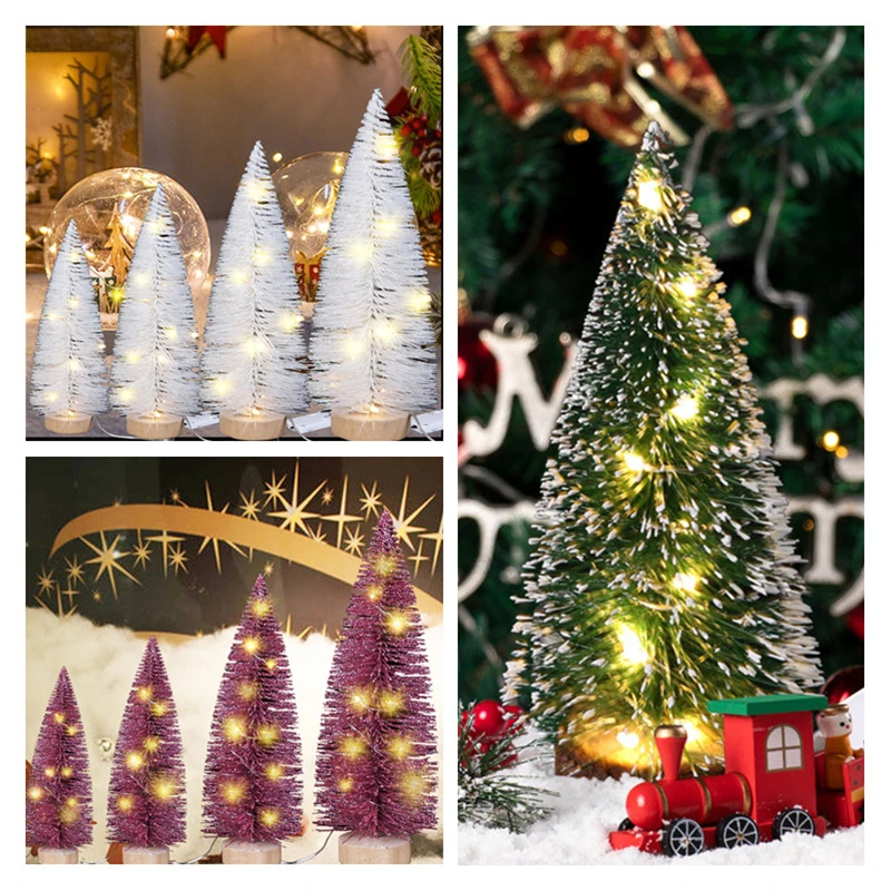 Coffret De 3 Sapins Pailletés En Verre | Mathilde M