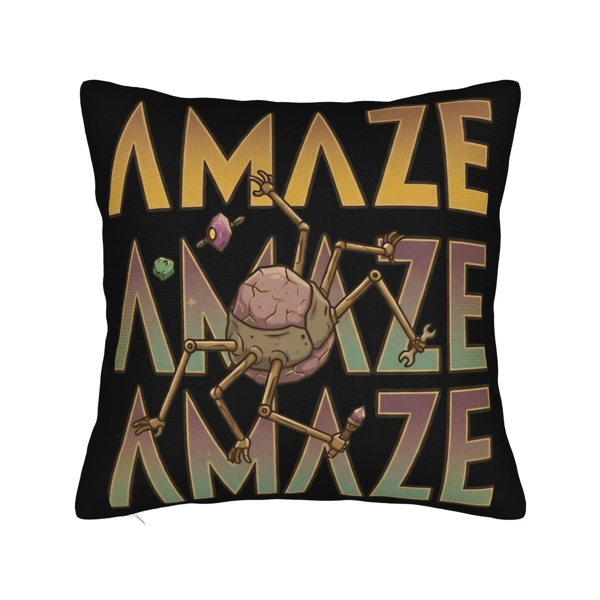 Custom Kawaii Pillow Cover for Living Room Chair - Project Hail Mary Design Featuring Rocky Ball