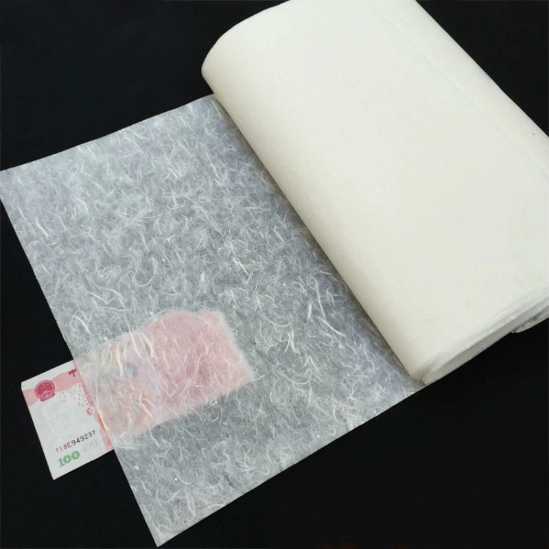 50 Sheets Papier Mûrier Aquarelle Fait Main De Calligraphie