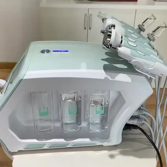 2025 aqua гидродермабразия для очистки кожи кислородный аппарат лица водный