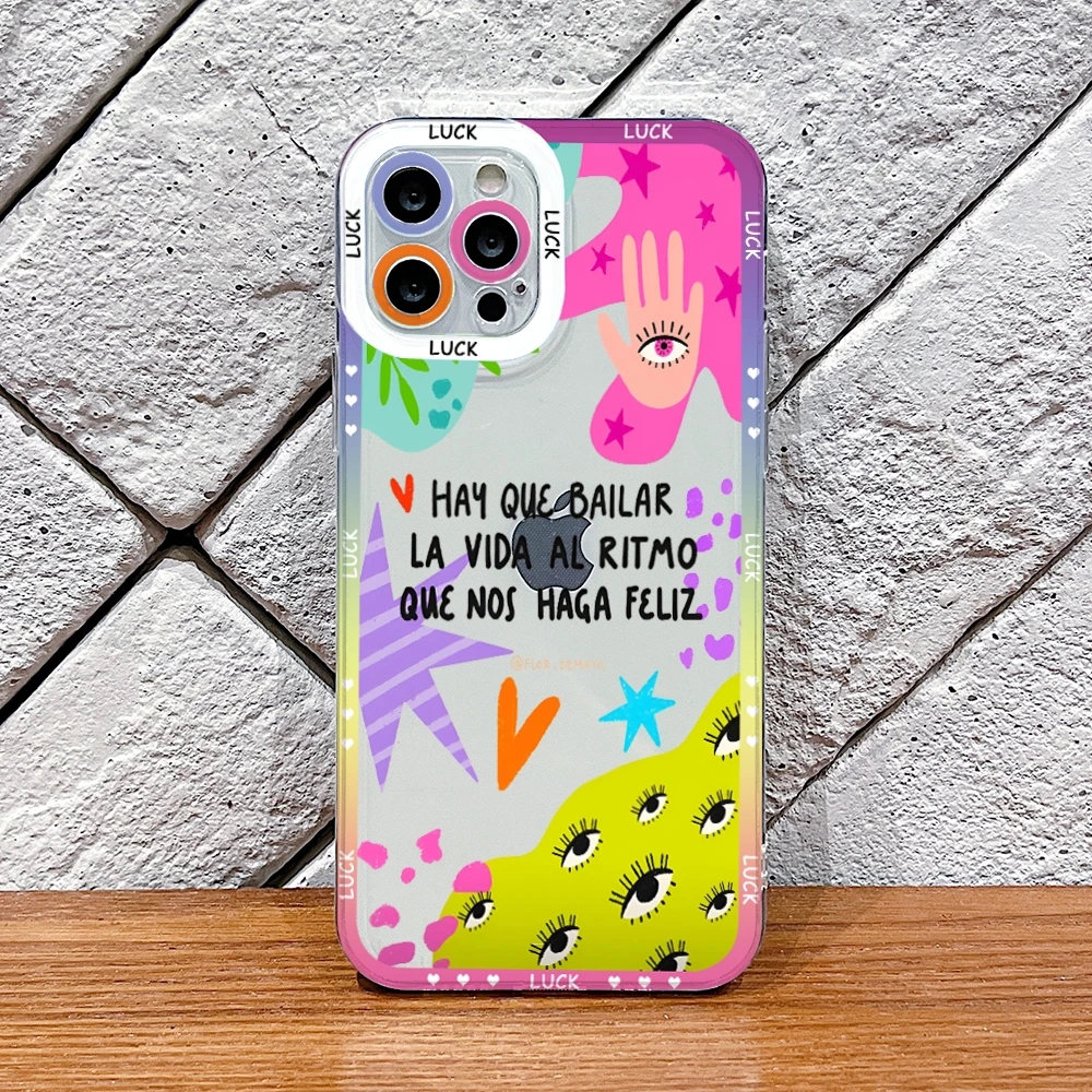 Turkish Blue Evil Eye Transparent Phone Case