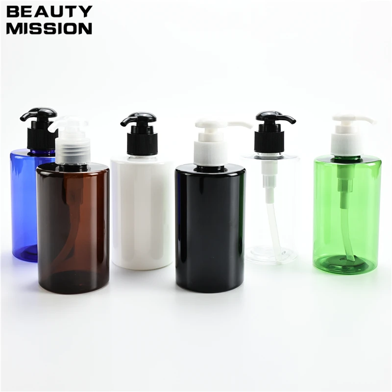 

Chunky 200ML X 25 Travel Liquid Soap Packaging Flat Shoulder Bottles With Round Lotion Pump Shampoo Shower Gel Plastic Container