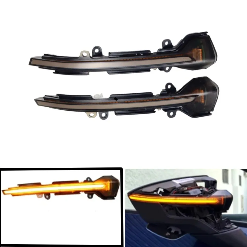 

2 шт., автомобильный динамический свиток для освещения, задний индикатор зеркала заднего вида для Seat Leon MK3 5F Ibiza MK5 Arona, автомобильные аксессуары