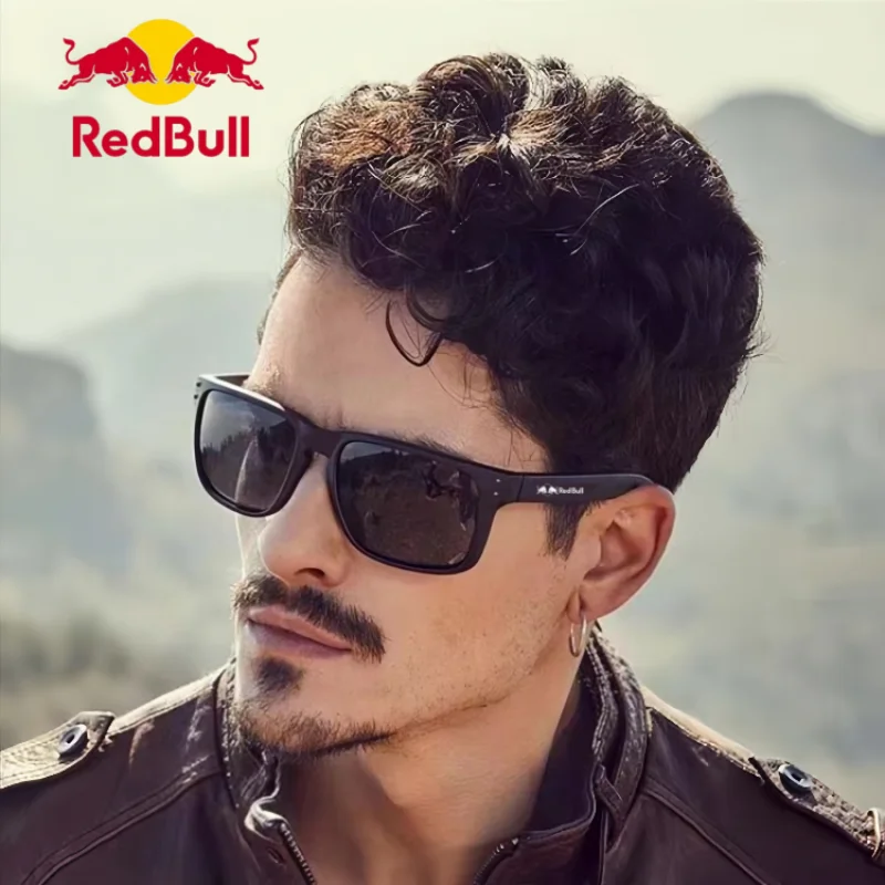 Red Bull Fashion F1 Polarized Square Sunglasses for Men and Women UV Protection