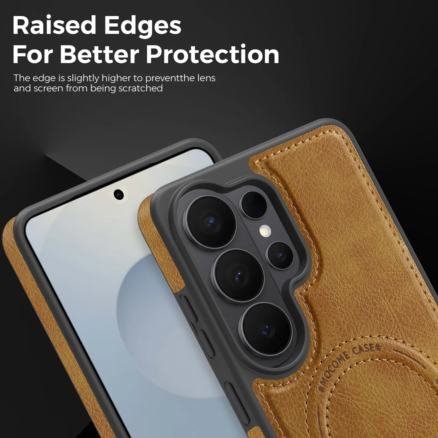 Deluxe Leather Magnetic Phone Case with Business Stand Bracket