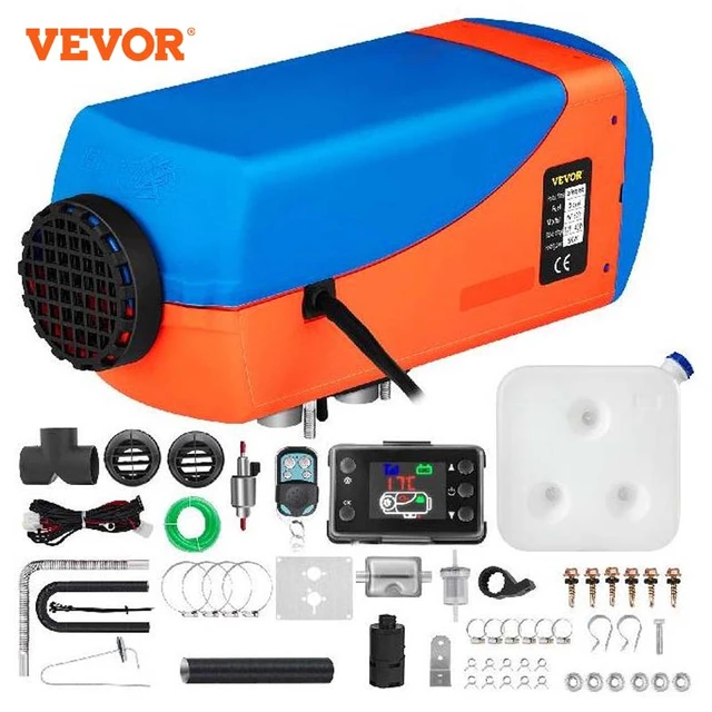 VEVOR 8KW Diesel Standheizung Alle in Einem Diesel Heizung 12V, schnelle  Heizung Diesel Luft Heizung Mit Schwarz LCD Fernbedienung - AliExpress