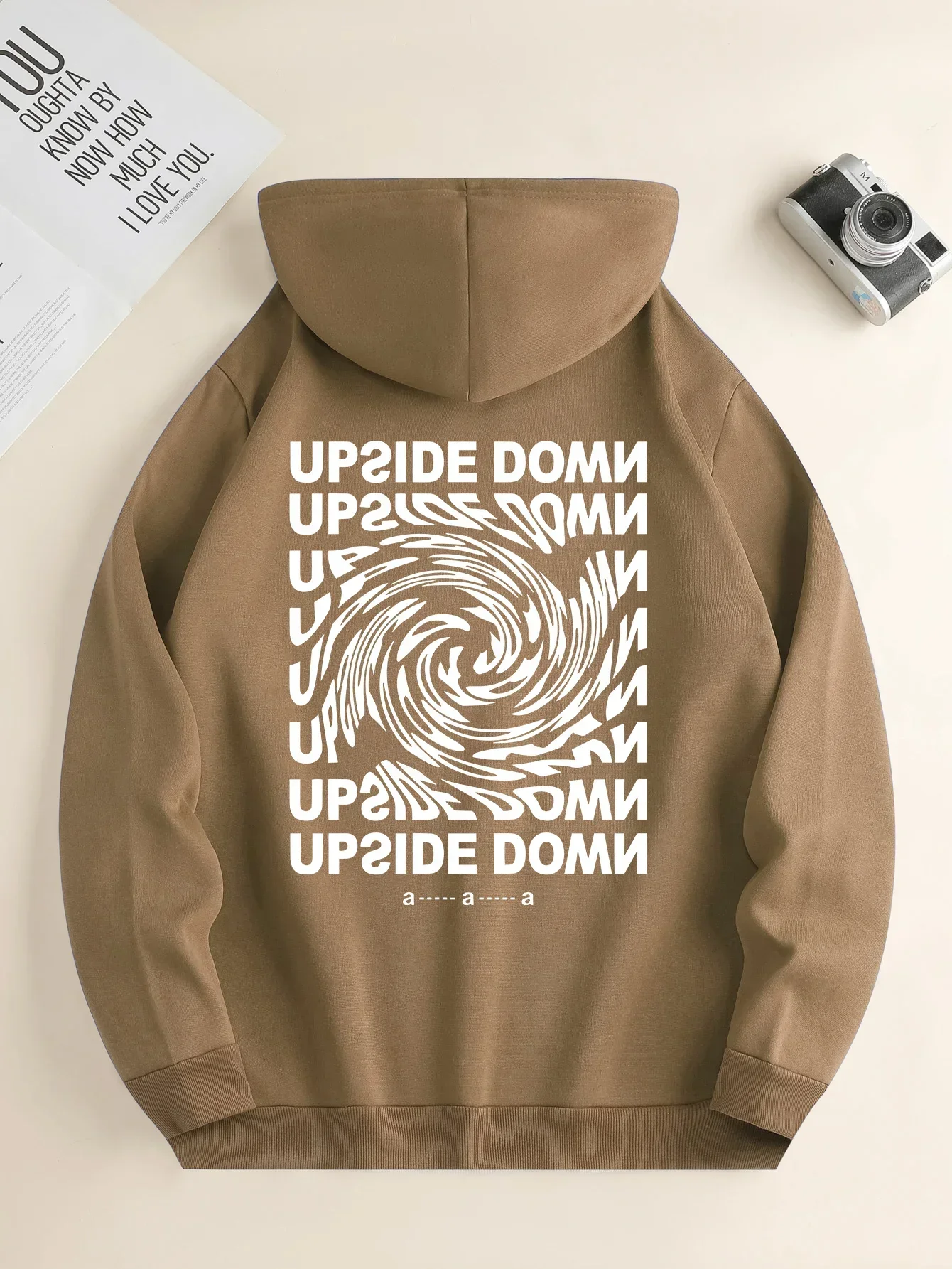 Autumn and Winter Versatile Pattern Printed Casual Hoodies Men's Daily Drawstring Hoodies Long-sleeved Couple Tops S-3XL 3