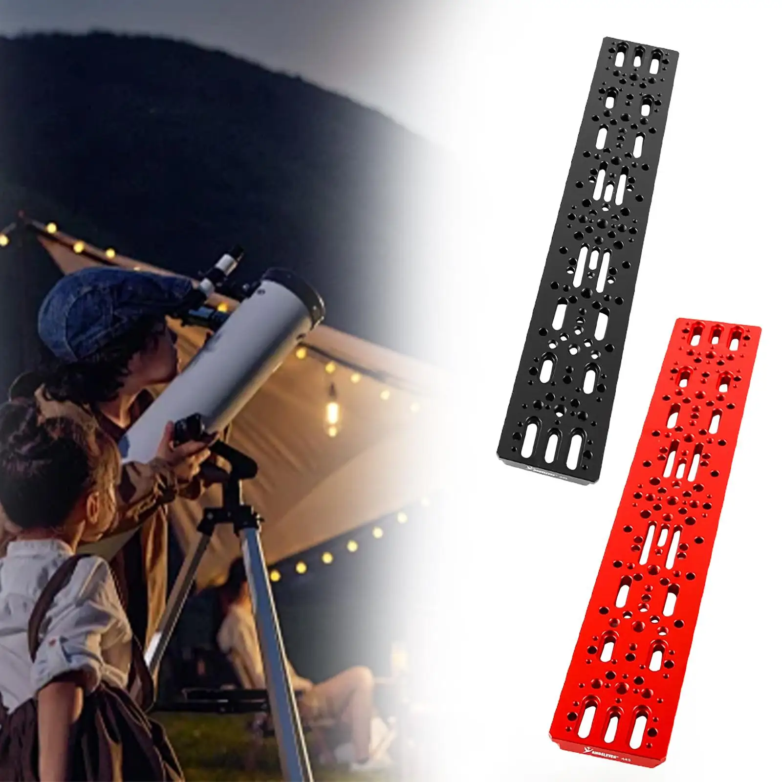Telescope Dovetail Mounting Plate Rail Bar Holder for Easy Setup