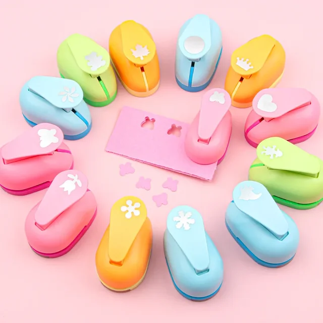 Flower Furador 5*3*4.5cm Diy Paper Cut Eva Foam Maker Puncher Scrapbooking Labor Saving for Kid Hole Punch Embossing 1