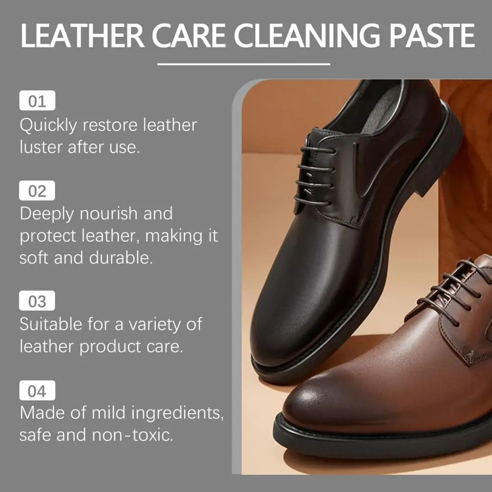 Car Paste Automotive Leather Care Paste for Restoration of Car Waterproof Revitalization Cream Waterproof Imitation