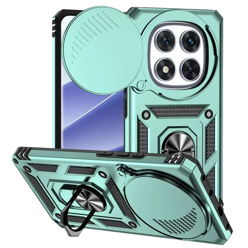 Shockproof Armor Phone Case with 360° Ring Stand Kickstand
