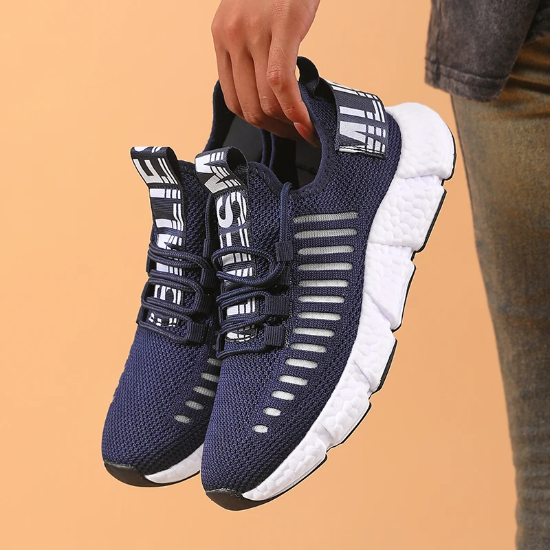 Fashion Men's Shoes Summer Mesh Training Lightweight Casual Running Anti Slip Breathable Luxury Brand Original Sneakers Shoes