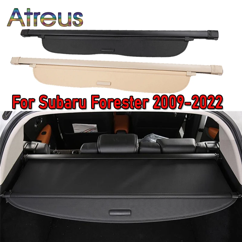 

Чехол для полки багажника для Subaru Forester 2019 2020 2021 2022-2008, выдвижные задние стойки, разделительные шторы, аксессуары
