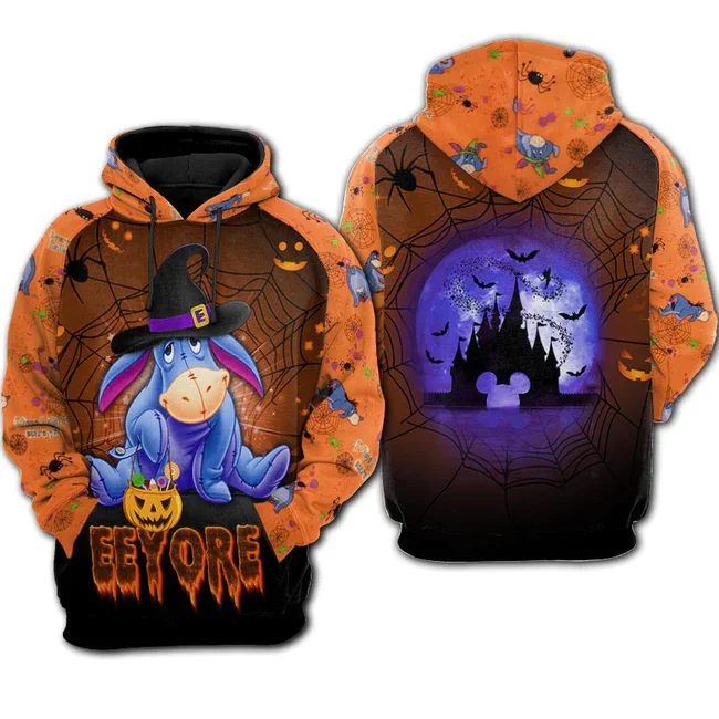 

Disney Halloween Hoodie Halloween Eeyore With Candy Basket Hoodie Winnie The Pooh Hoodie 2022
