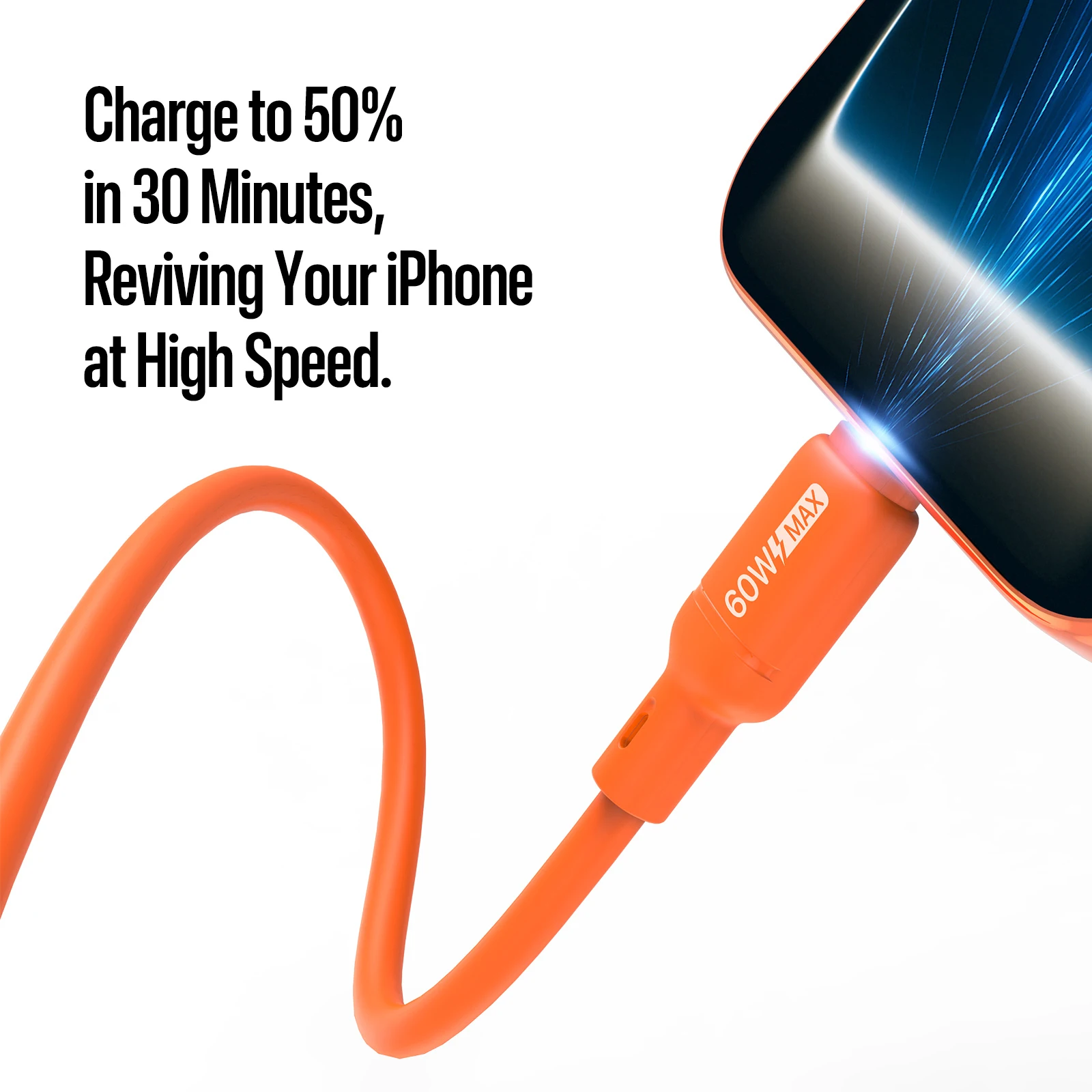60W USB C to C & 27W Type-C to Lightning 케이블, DUX DUCIS 브레이디드 실리콘 고속 충전 데이터 케이블 (아이폰, 아이패드, 삼성, 픽셀용)