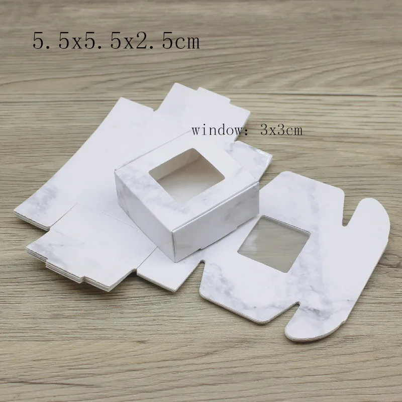 10pc 5.5*5.5*2.5cm DIY 수제 선물 포장 상자 도매 크래프트 종이 상자 메리 크리스마스 선물 사탕 faovrs 패키지 상자