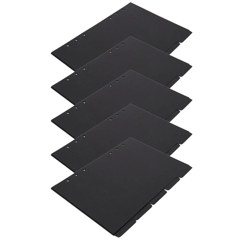 

A5 Binder Dividers Tabs Planner Dividers Paperbinder Index Tabs Tab Dividers Inserts Round Ring Binder Sheet Protectors