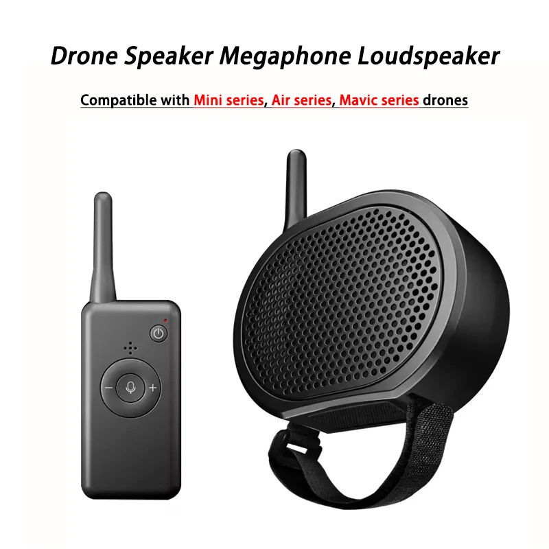 Altoparlante drone Megafono Altoparlante Distanza di controllo 2000 m per accessori drone DJI Mavic 2/3/4pro/air3
