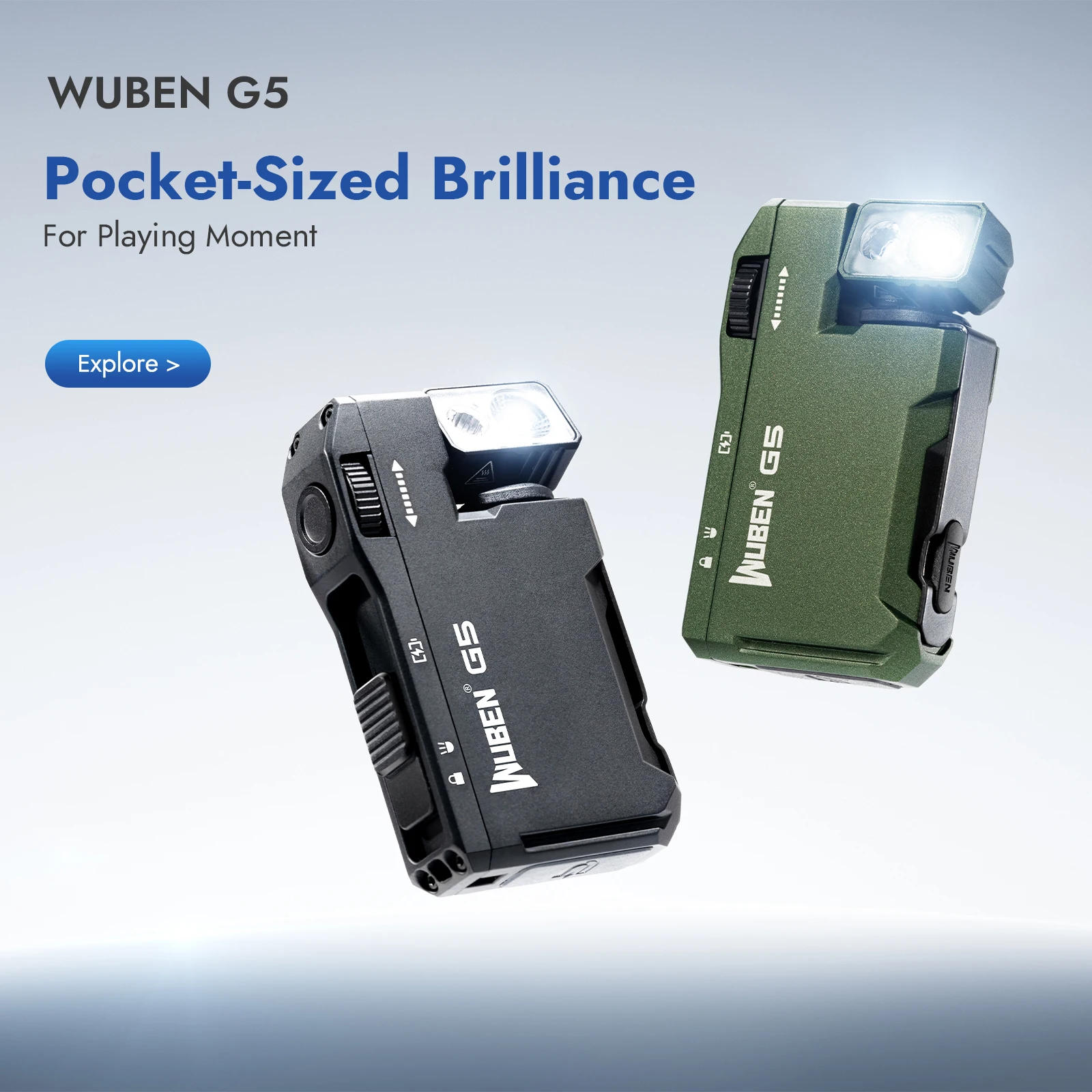 Magnetic Rechargeable EDC Flashlight 2