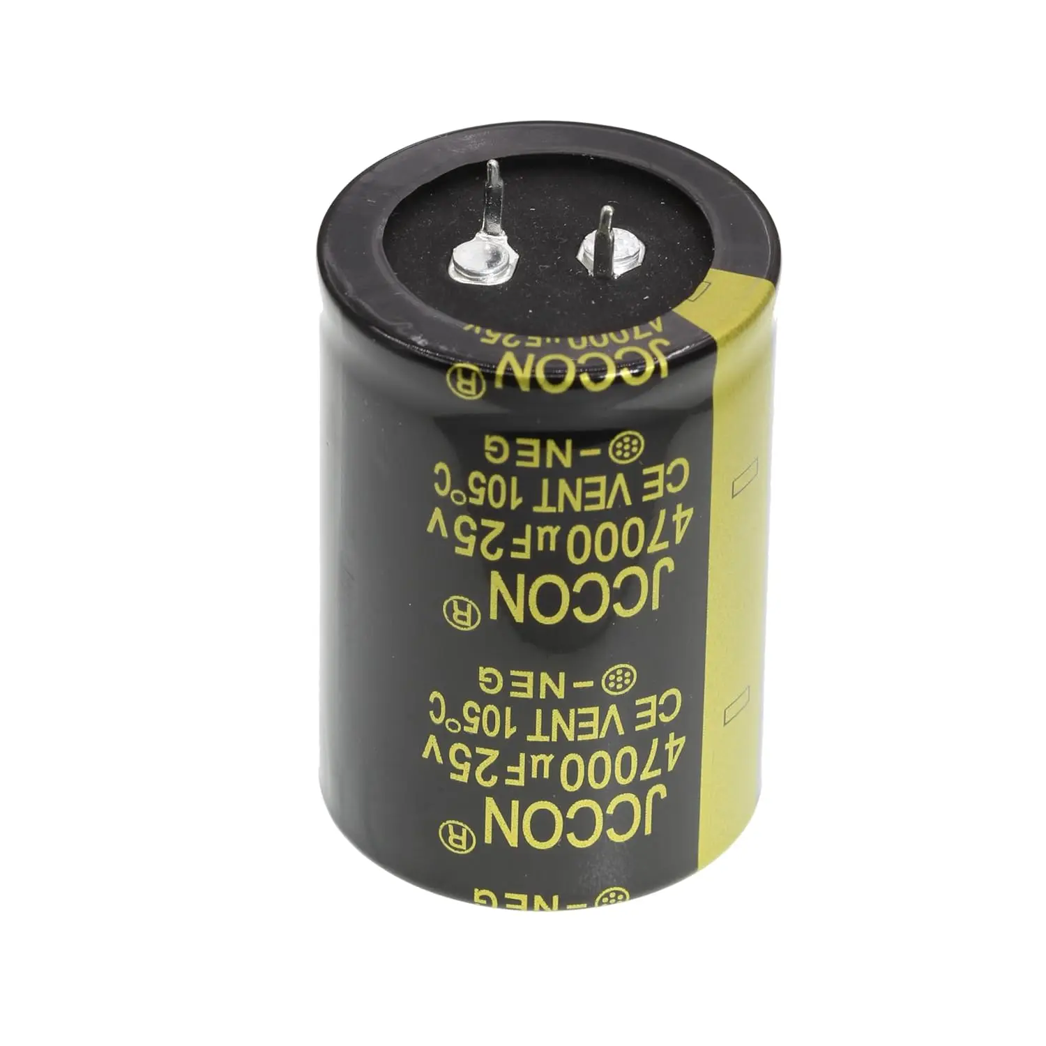 25V 10000 22000 47000 uF 2 Pin Solder Snap-in Terminal Electrolytic Capacitor