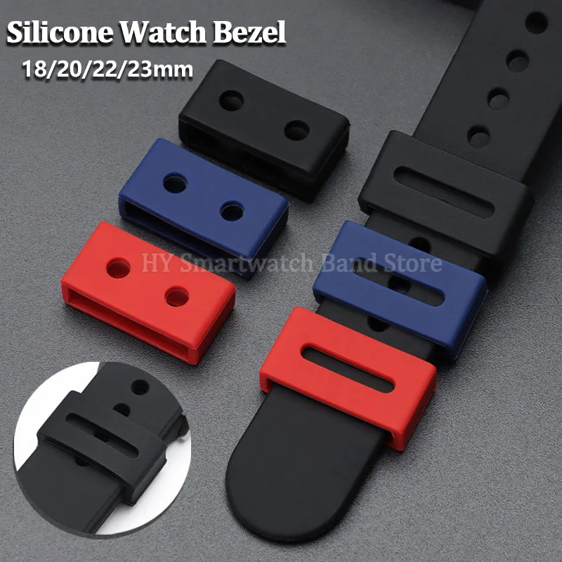 Silicone Watch Strap Keeper Loop - Waterproof Rubber Accessory