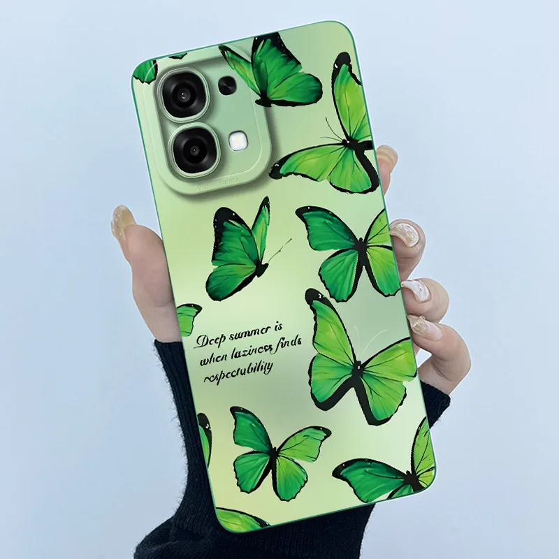 Floral Oil Painting Silicone Shockproof Phone Case - Fashion Simplicity Design
