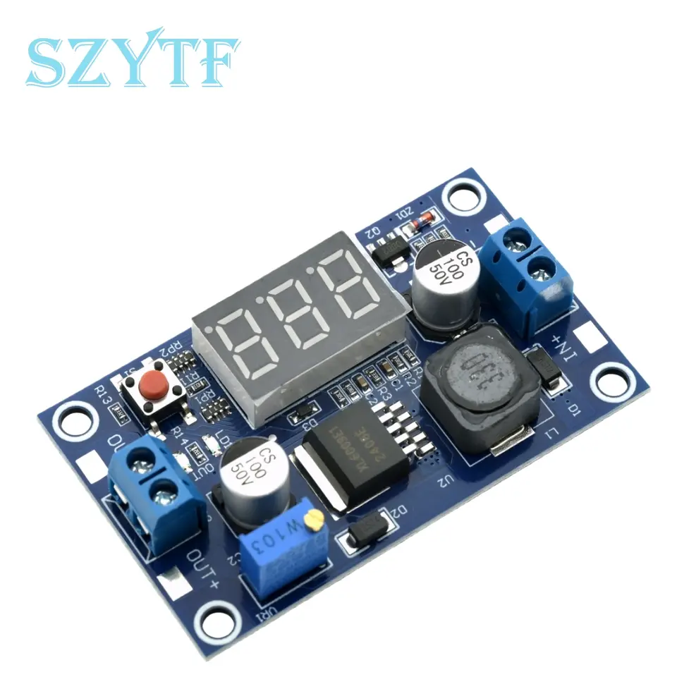 Upgraded XL6009 Boost Module 5-32V to 5-40V 4A with Digital Voltmeter & Calibration Function image 3