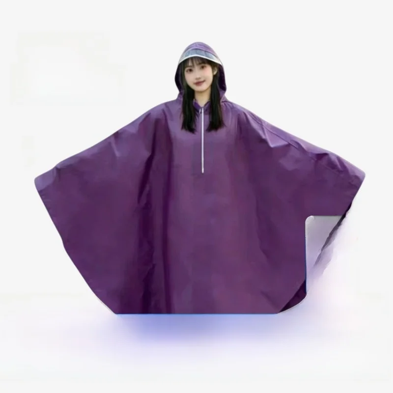 대형 전기차 우비 성인용 전신 자전거 우비 여성용 발덮개 방수 헤비 레인용