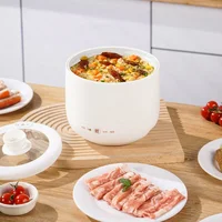 Nouveau 1.8 petit cuiseur à riz Portable multi-fonction cuiseur électrique antiadhésif poêle marmite 400W voyage ragoût marmite marmite 220V 3