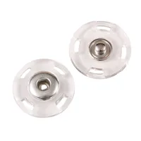 10Pcs Transparent Fastener Sewing Accessories Invisible Acrylic Snap Fastener Round DIY Press Stud 2