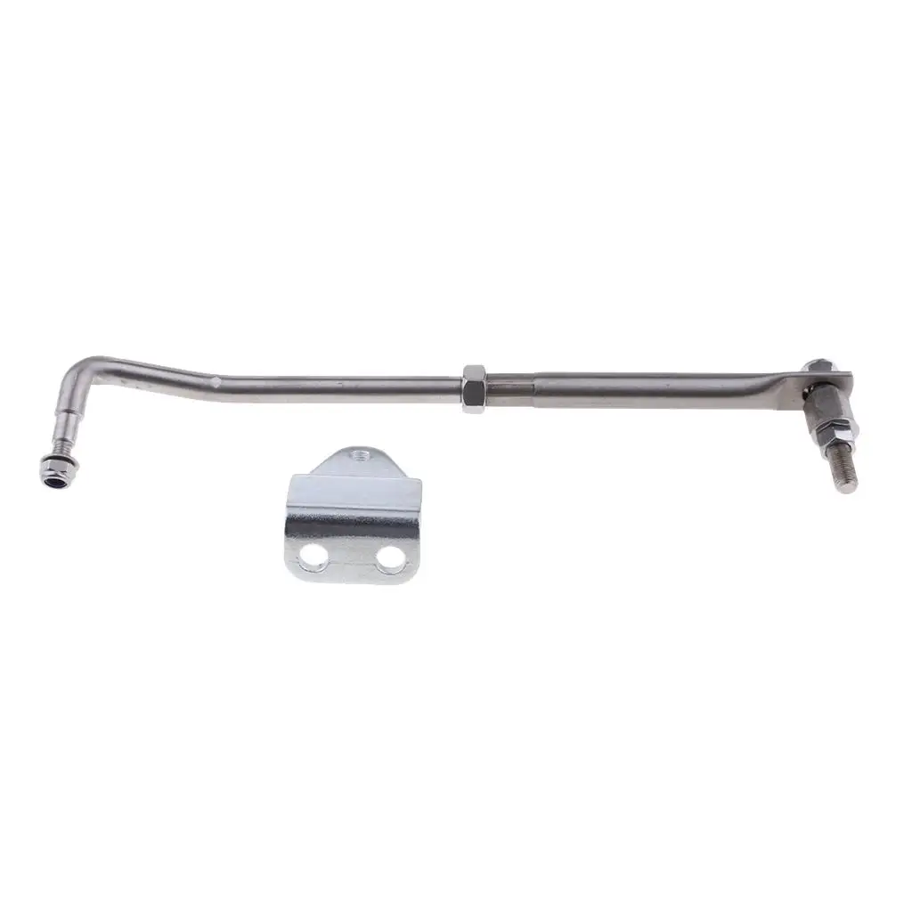 

dolity Stainless Steel Outboard Steering Link Lever Tie Rod End Set for Marine Boat