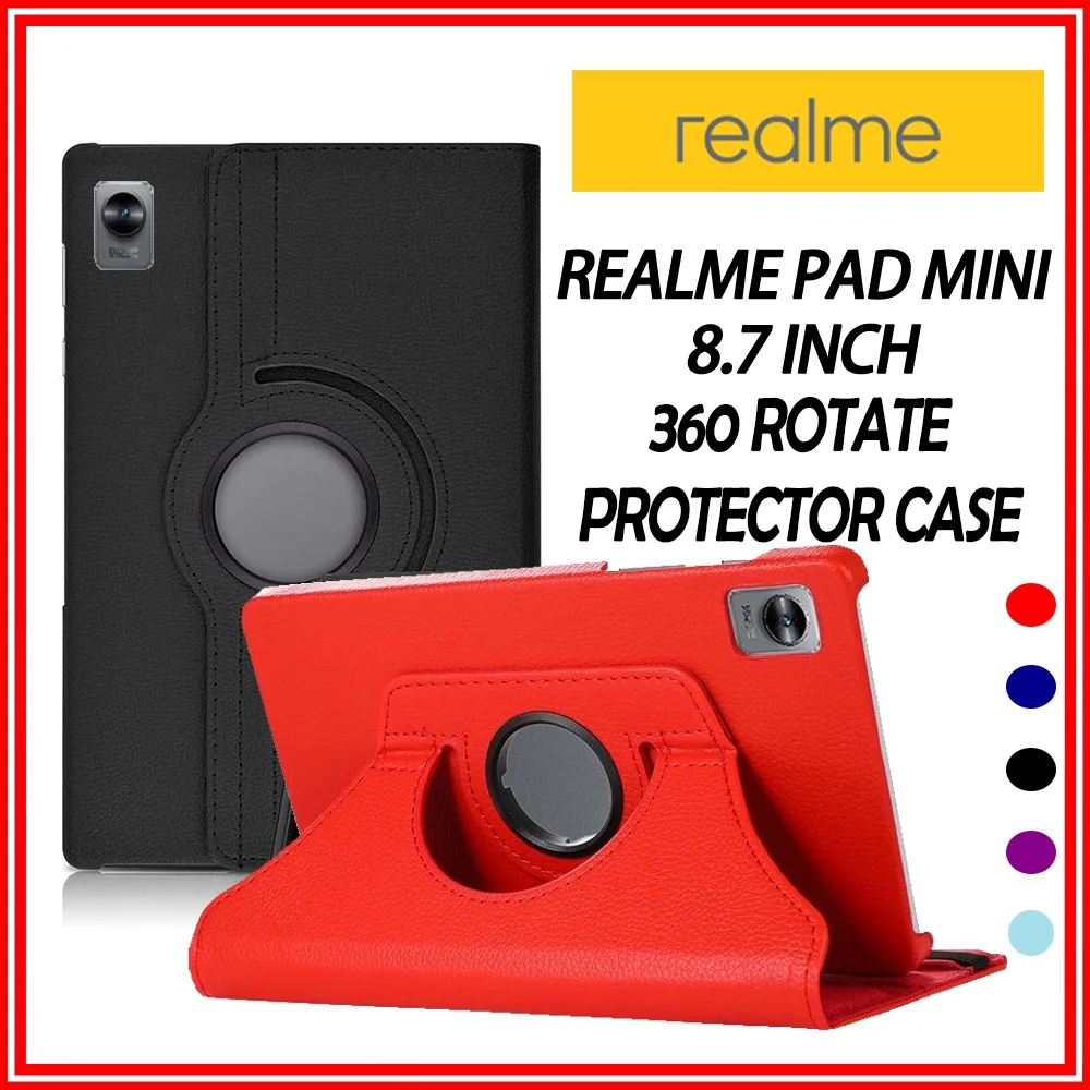 360° Rotating Leather Flip Cover
