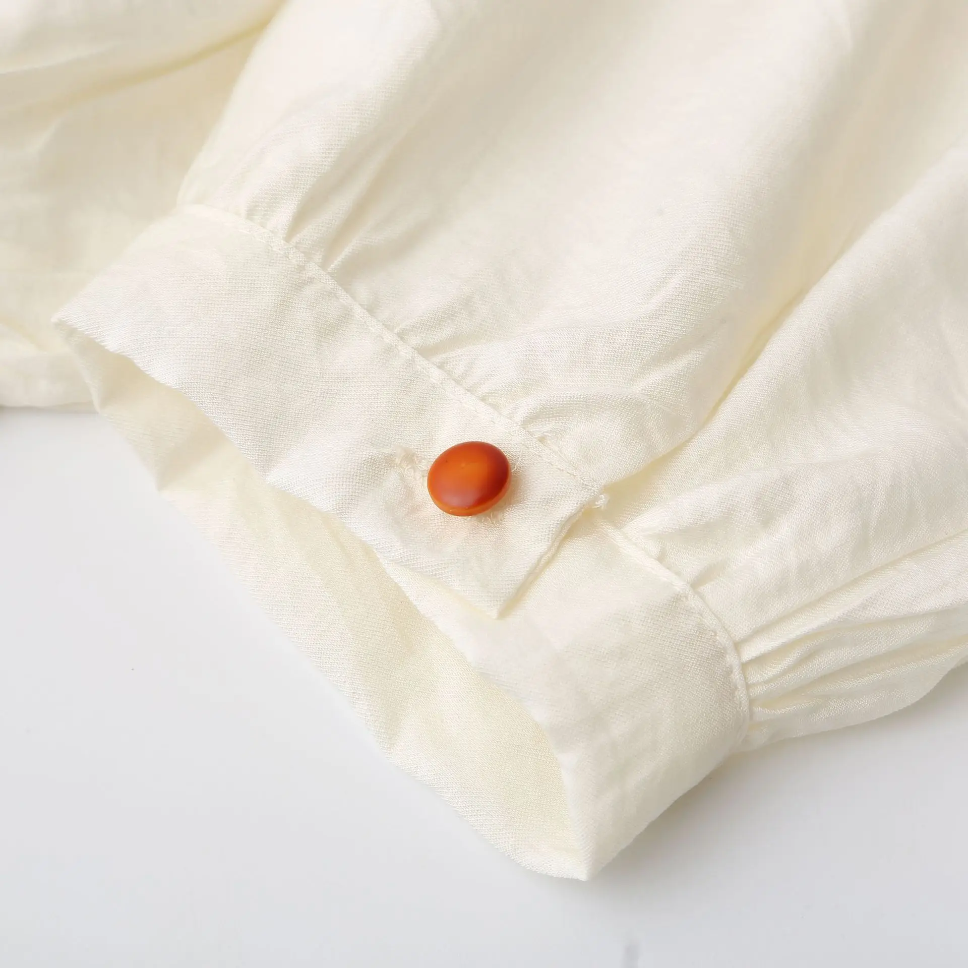 Plus Size Women's Blouses Autumn New Fold Design Patchwork Long Sleeve O-Neck Solid Color Shirt 2513