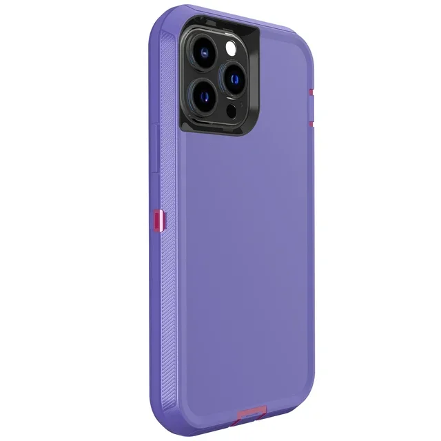 Luxury 3-in-1 Shockproof Armor Case with Soft Bumpers and Protective Hard Cover