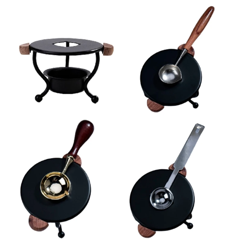 Melt Candle Wax Gas Stove Retro Wax Seal Melting Furnace Melting