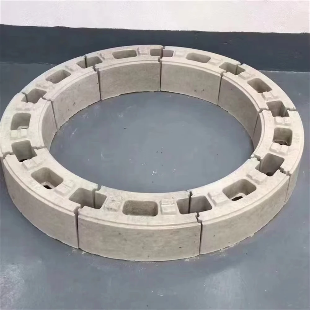 Ground Circular Concrete Block Brick Plastic Mold Inspection Wellbore Module Box 110cm