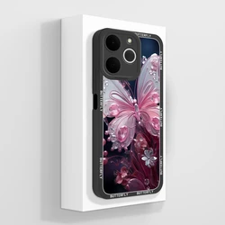Butterfly Bear Flower Shockproof Minimalist Phone Case for Realme Note 80 Lite (TYB1163)