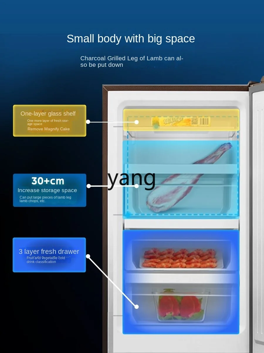 CX Home Standing Freezer Drawer Freezer-40 ℃ Frozen Refrigerated Less Frost Refrigerator
